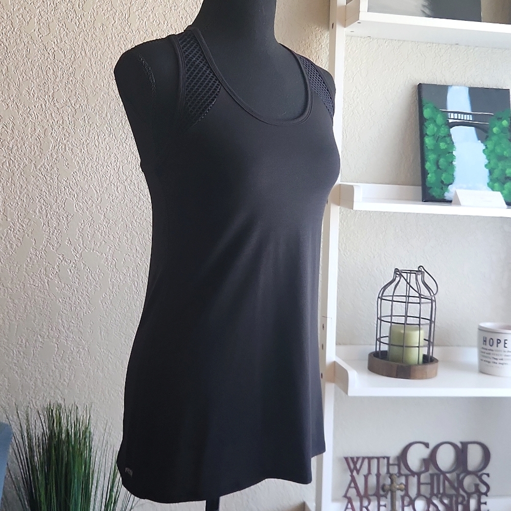 Rese Black Mesh Tanktop Size M